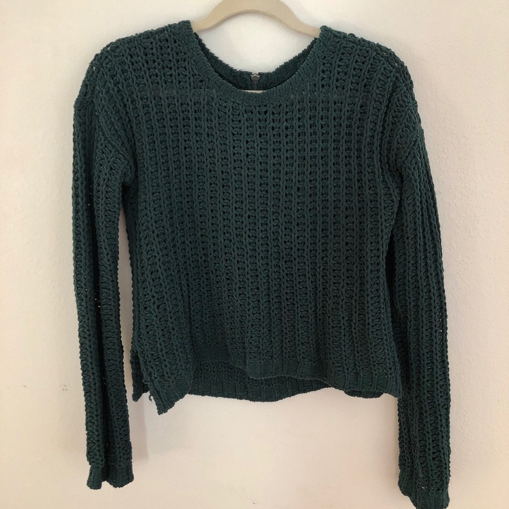 NWOT Abercrombie & Fitch Green Sweater Size XS